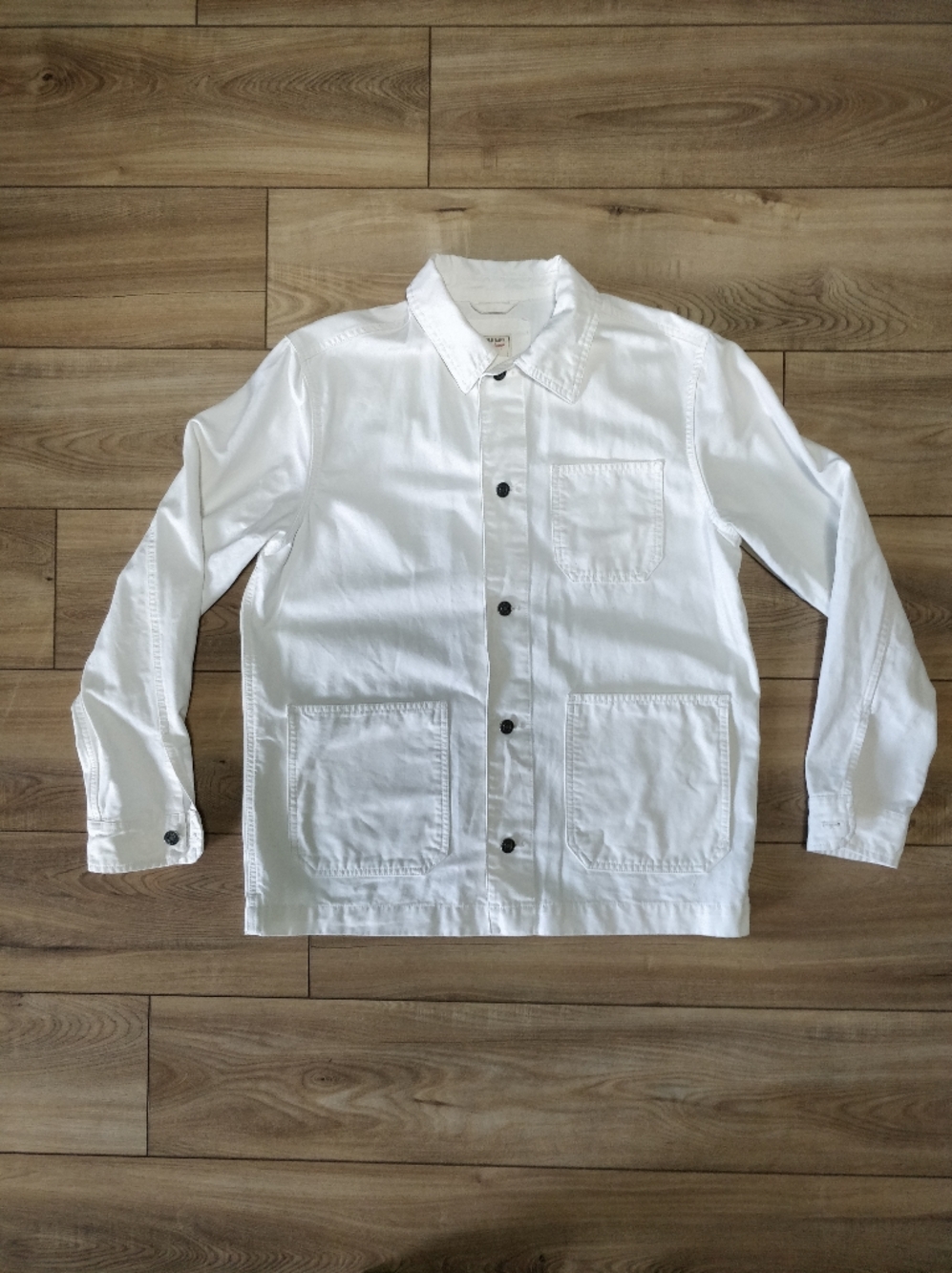 Old Navy White Lightweight Chore Jacket Size Medium